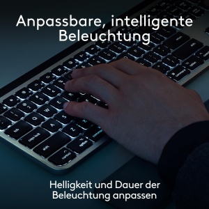 Set Tastatura si Maus Logitech MX Keys S Combo pentru Mac, Wireless, Space Gray - Img 8