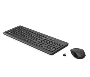 Set tastatura si mouse wireless HP 330, QWERTZ, 2,4 GHz, negru