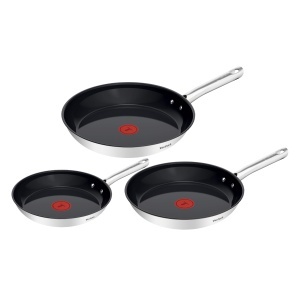 Set Tefal Duetto pe tigaie 3 buc 202428 cm acoperire antiaderenta ceramica Go Ceram termosemnal maner nituit potrivit pentru toate tipurile de sobe ot - Img 1