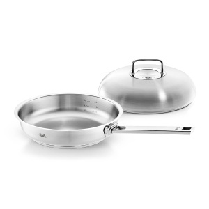 Set tigai din inox Fissler Original-Profi Collection, 28 cm, maner rece, capac inclus, compatibil inductie