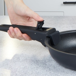 Set tigai si oale Salter Clip Cook 14 piese antiaderente compatibile inductie manere detasabile - Img 8