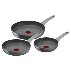 Set tigai Tefal Renew On 3 piese, antiaderente, din aluminiu reciclat