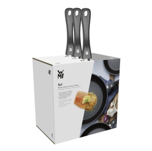 Set tigai WMF Devil 3 piese otel inoxidabil Cromargan antiaderente compatibile inductie - Img 6