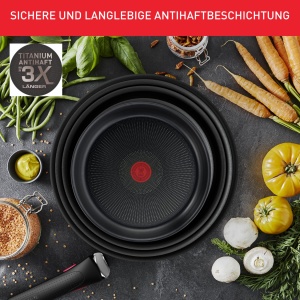 Set vase de gatit Tefal Ingenio Ultimate L76495 5 piese Inductie Antiaderent cu maner detasabil - Img 5