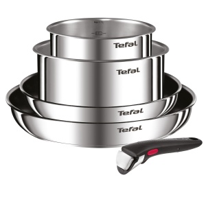 Set vase Tefal Ingenio Emotion L897S5 5 piese Maner detasabil Design compact