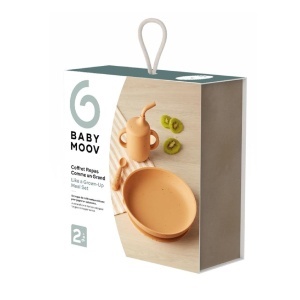 Set vesela pentru bebelusi Babymoov Little Arty silicon 3 piese BPA free - Img 6
