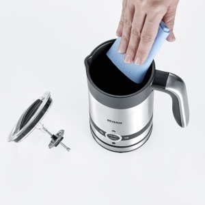 Severin SM 3584 Spumator Electric de Lapte 200 ml Design Negru Mat si Inox - Img 7