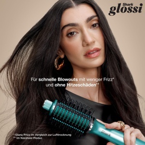 Shark Glossi HT302EUTL Styler 2-in-1 Turcoaz Volum si Finisaj Lucios - Img 2