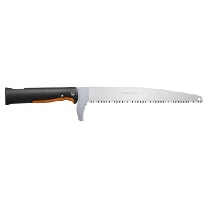 Sierra de gradina Fiskars OneClick, 330 g, otel, negruorange