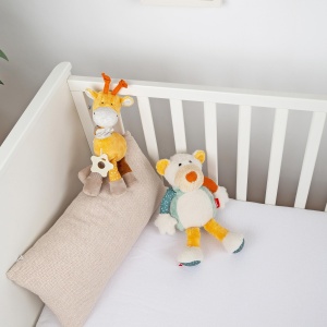 sigikid 43235 Jucarie de plus patchwork, multicolor/urs polar - Img 3