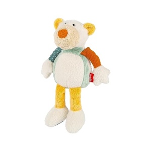sigikid 43235 Jucarie de plus patchwork, multicolor/urs polar - Img 13