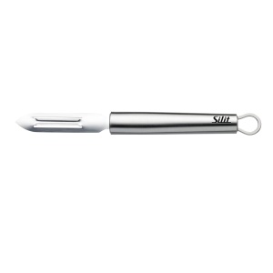 Silit Classic Line Peeler 19 cm, Peeler de legume din otel inoxidabil, Otel inoxidabil lustruit, Decojitor de cartofi, Decojitor de fructe, Curatator de castraveti, Poate fi spalat in masina de spalat vase - Img 1