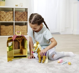 Simba Pamper Petz Pony 105950009 Jucarie Interactiva 24cm cu Functii de Hidratare si Schimbare Culoare - Img 4
