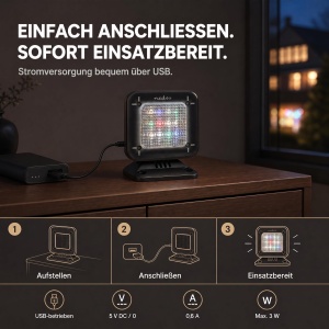 Simulator TV NEDIS - Plug-and-Play, cu Timer si Consum Redus de Energie - Img 6