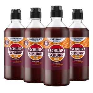 Sirop de bautura SodaStream Schwip Schwap Zero, 4 x 440 ml, fara zahar