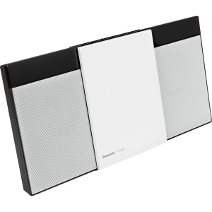 Sistem audio compact Panasonic SC-HC304EG-W, 20W RMS, Bluetooth, alb