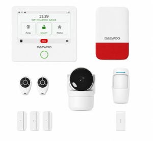 Sistem de Alarma Daewoo AM310, Touchscreen, cu Camera si Detectoare de Miscare