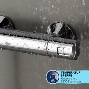 Sistem de dus GROHE Vitalio Comfort 250, cu termostat, 7lmin, crom - Img 9