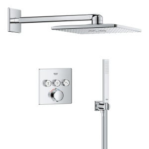 Sistem de dus incorporabil GROHE Precision SmartControl 310, 31cm, 2 tipuri de jet