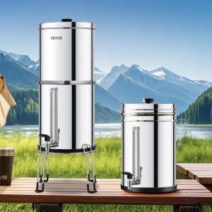 Sistem de filtrare a apei VEVOR din otel inoxidabil, 77,5L, cu filtre activi - Img 8