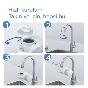 Sistem de filtrare apa BRITA ON TAP V, 4 etape, compatibil cu majoritatea robinetelor - Img 10