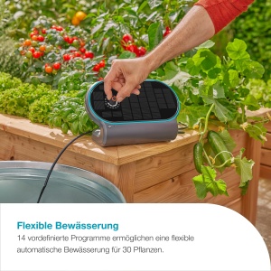 Sistem de irigare automata Gardena AquaBloom L, solar, pentru 30 plante, instalare usoara - Img 6