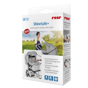 Sistem de protectie solara Reer ShineSafe pentru carucior, gri, UPF 50 - Img 7