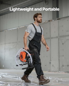 Sistem de pulverizare vopsea VEVOR 190C, 900W, 3300 psi, 1.78 Lmin, cadru metalic - Img 7
