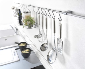 Sistem de rafturi Metaltex Hangeleiste City 60 cm, robust, inoxidabil, design satin - Img 4