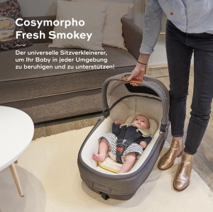 Sistem de suport pentru bebelusi Babymoov Cosymorpho Fresh, universal, 54.5 x 35 cm, material respirabil - Img 2