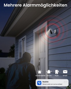Sistem de supraveghere Reolink 2K, 2 camere externe, Wi-Fi dualband, stocare locala - Img 5