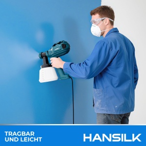 Sistem de vopsire HANSILK 800W cu rezervor 1200ml 5 duze si 3 tipuri de pulverizare - Img 6