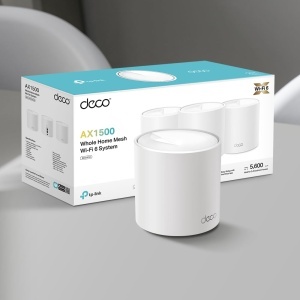 Sistem Mesh Wi-Fi TP-Link Deco X1500, Dual Band, 3 Pachete, 2 Porturi Gigabit - Img 9
