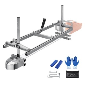 Sistem mobil de taiere lemn VEVOR 355-914mm otel galvanizat ajustabil