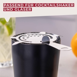 Sita pentru cocktailuri Fackelmann din inox, 15 x 11,5 cm, rezistenta la rugina - Img 5