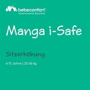 Sitzerizare auto Bebeconfort Manga i-Safe, 6-12 ani, 125-150 cm, Compacta, Gri - Img 2