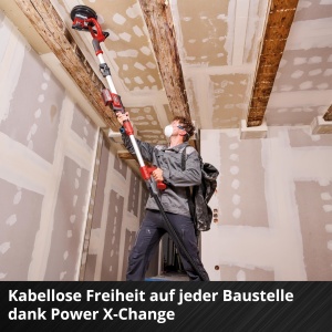 Slefuitor cu acumulator Einhell TP-DW 18225 Li Solo sistem Power X-Change rosu cu accesorii incluse - Img 7