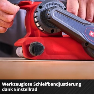 Slefuitor cu banda Einhell TP-BS 18457 Li BL-Solo Motor Brushless 18V Rosu - Img 10