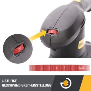 Slefuitor electric CAT DX44, 350W, 113x230 mm, 6000-11000 RPM - Img 5