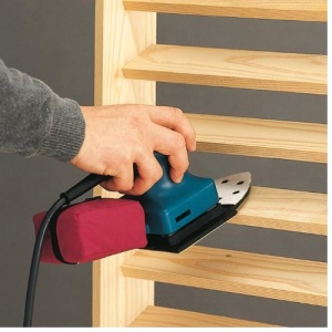 Slefuitor orbital Makita BO4565K, 200 W, negru si albastru - Img 4