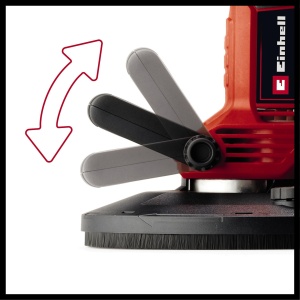 Slefuitor pentru pereti Einhell TC-DWS 225 1220W Staubabsaugung 6x hartie abraziva - Img 4