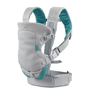 Sling Ergonomic Infantino Flip 4-in-1, Atmungsaktiv, 3,6-14,5 kg, Gri - Img 10
