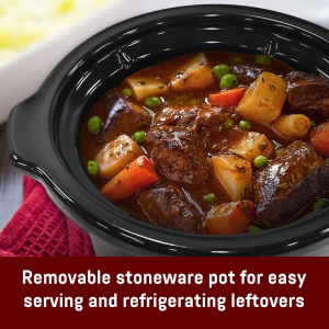 Slow Cooker Elite Gourmet MST-250XS, 1,7 l, 120 W, inox - Img 7