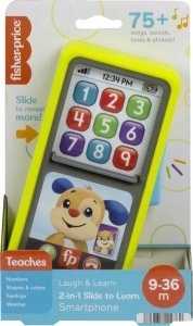 Smartphone interactiv Fisher-Price Lernspa 2-in-1, 75 melodii, pentru 9-36 luni - Img 6