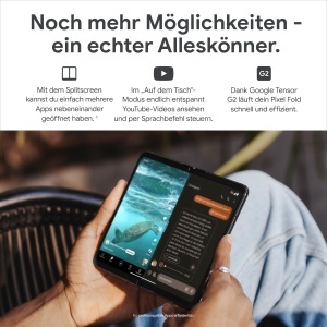 Smartphone pliabil Google Pixel Fold, 512GB, Negru - Img 4