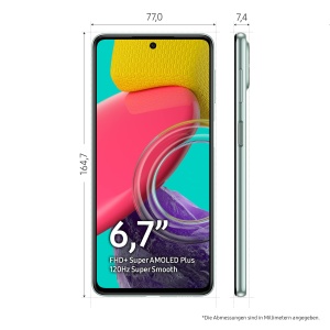 Smartphone Samsung Galaxy M53 5G, 6.7 inch, 128 GB, Khaki Green - Img 2