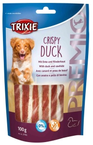 Snack-uri pentru caini TRIXIE Premio Crispy Duck, cu carne de rata, 100 g - Img 2