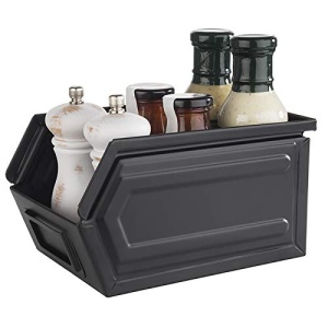 Snackbox Metalica APS Industrial, 15,5 x 23,5 x 13 cm, Neagra, Spalabila - Img 6