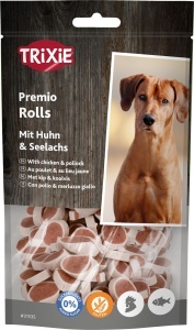 Snackuri pentru caini TRIXIE Premio Rola Peste si Pui 75 g