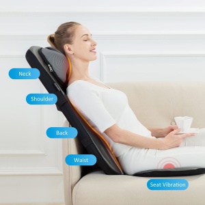 Snailax Massagesitzauflage Shiatsu Functie de Incalzire si Vibratie Masaj pentru Spate si Corp - Img 7